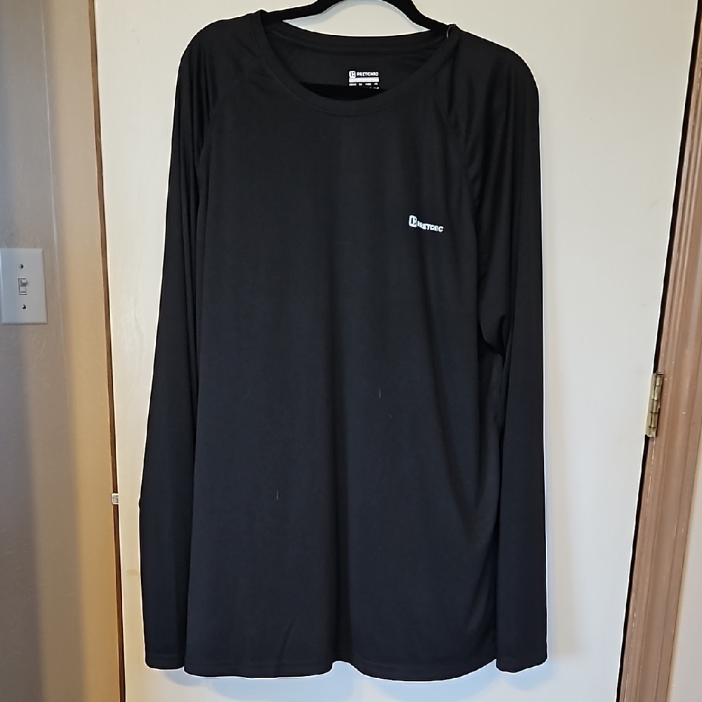 Pretchic 98% with UV block Black Long Sleeve Shirt